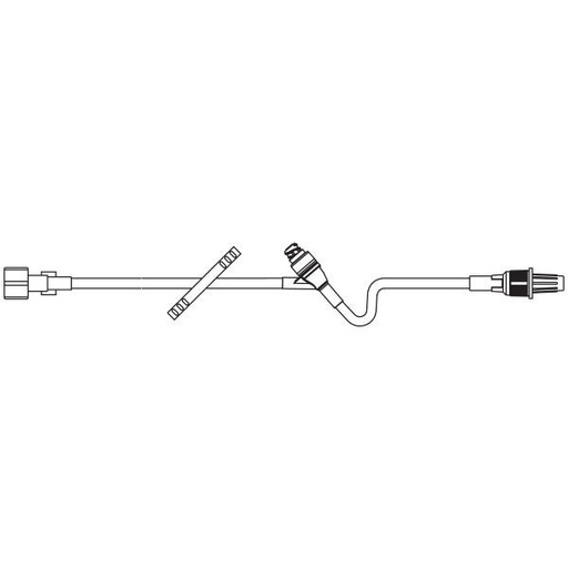 [2C8632] Baxter™ Extension Set, Standard Bore, CLEARLINK Valve, Retractable Collar, 14"