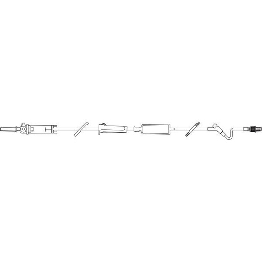 [2H6480] Baxter™ Solution Set, DUO-VENT, 0.2 Micron Filter, INTERLINK Injection Site, 102", Non-DEHP