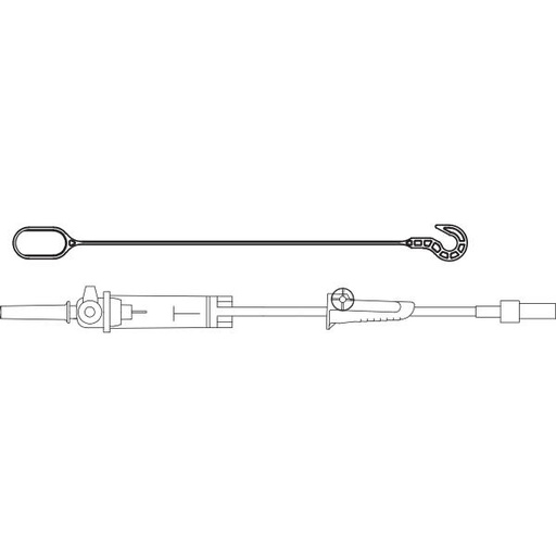 [2H7463] Baxter™ Secondary Medication Set, DUO-VENT, For use w/ CLEARLINK System, 60 drops/ml, 37", Non-DEHP