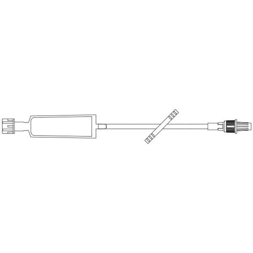 [2H5660] Baxter™ Extension Set, Standard Bore, 0.2 Micron Filter, Retractable Collar, 9.5"