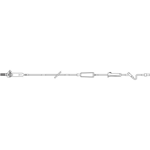 [2C7557] Baxter™ Paclitaxel Set, Vented, INTERLINK Injection Site, 0.2 Micron Filter, 107"