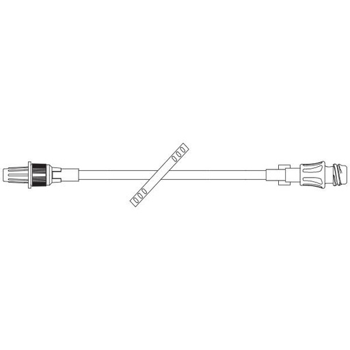[2N3378] Baxter™ Catheter Extension Set, Standard Bore, INTERLINK Injection Site, 7.3" 