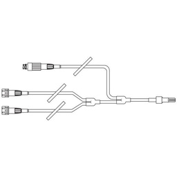 [2N8341] Baxter™ 3-Lead Catheter Extension Set, Microbore, CLEARLINK Valve, 5.5&quot;