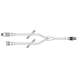 [2N8377] Baxter™ Y-Type Catheter Extension Set, Standard Bore, CLEARLINK Valve, 6.5&quot;
