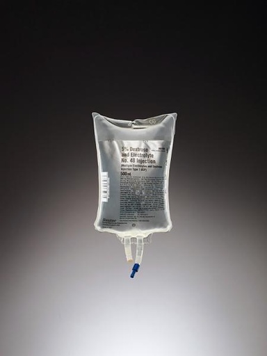 [2B1094X] Baxter™ 5% Dextrose and 0.2% Sodium Chloride Injection, USP, 1000 mL VIAFLEX Container