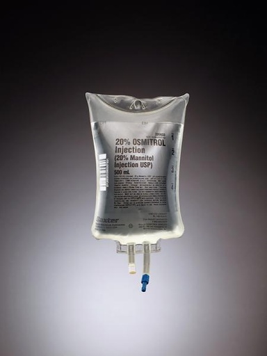 [2D5633Q] Baxter™ 20% OSMITROL Injection (20% Mannitol Injection, USP) 500 mL VIAFLEX Container