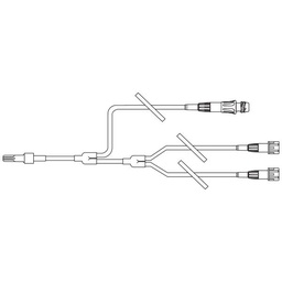 [2N3341] Baxter™ 3-Lead Catheter Extension Set, Microbore, INTERLINK Injection Site, 5.8&quot;