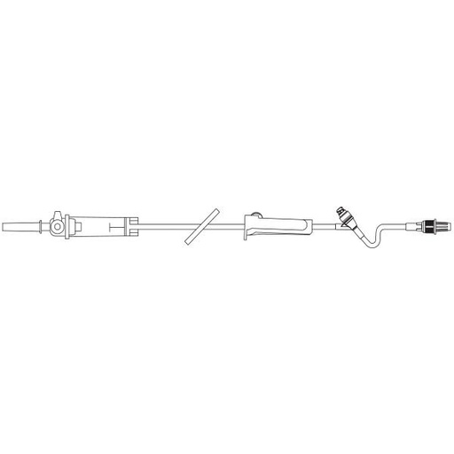 [ACT8419] Baxter™ Solution Set, DUO-VENT, Retractable Collar, CLEARLINK Valve, 10 drops/mL, 104"