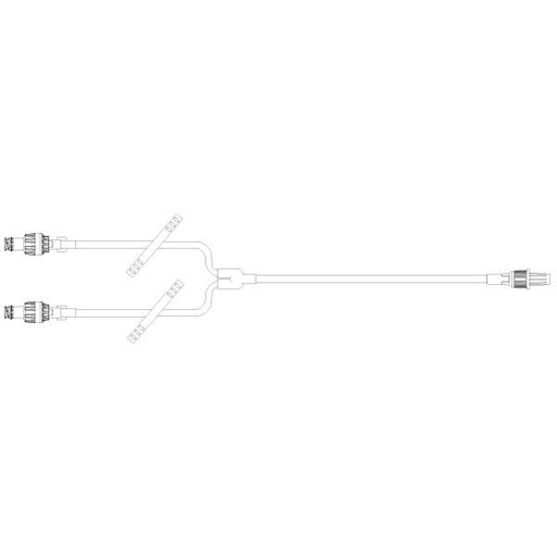 [7N8376K] Baxter™ Y-Type Catheter Extension Set, Standard Bore, ONE-LINK Needle-free IV Connector