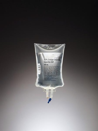 [2B1323Q] Baxter™ 0.9% Sodium Chloride Injection, USP, 500 mL VIAFLEX Container
