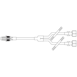 [2N1196] Baxter™ Y-Type Catheter Extension Set, Standard Bore, 5.3&quot; (14 cm)