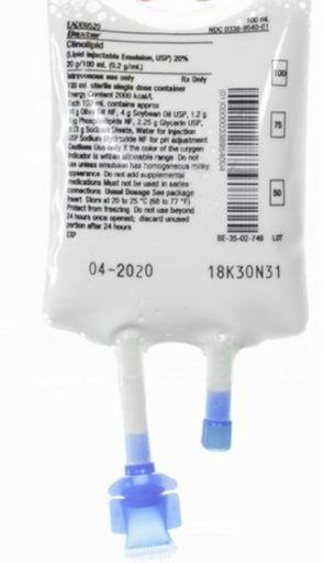 [EADB9520] Baxter™ 20% CLINOLIPID (Lipid Injectable Emulsion, USP) 100 mL