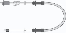 [H93821] Baxter™ REPEATER Pump Tube Set. Luer Lock-Luer Lock