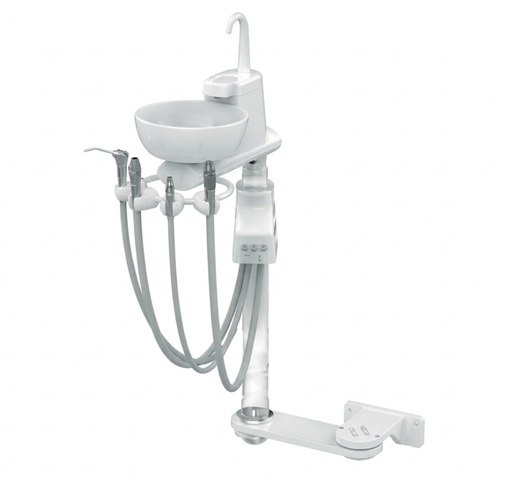 [A0402400] ADS Dental Classic/Beyond Swing Mount Cuspidor & Assistant Vacuum Package
