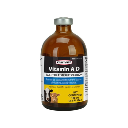[043721] Vitamin A D Injectable Sterile Solution, 100mL