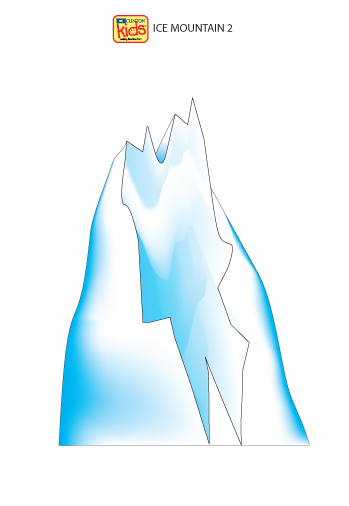 [10-CC-2] Ice Mountain 2 Wall Sticker