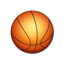 [9727] Basketball Graphic