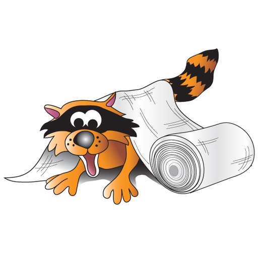 [9736] Gauze Raccoon Graphic