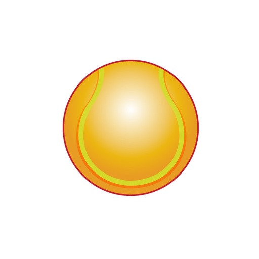 [9724] Tennis Ball Graphic