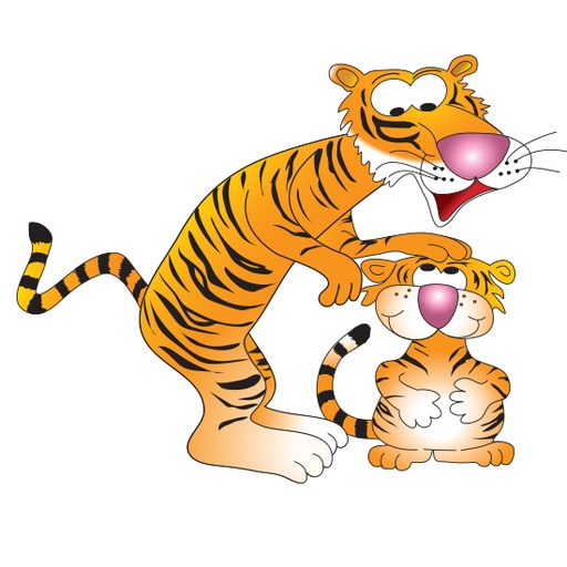 [9733-A] Tiger Buddies