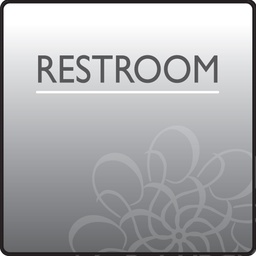 [EX1-S-LAV] Standard Restroom Sign