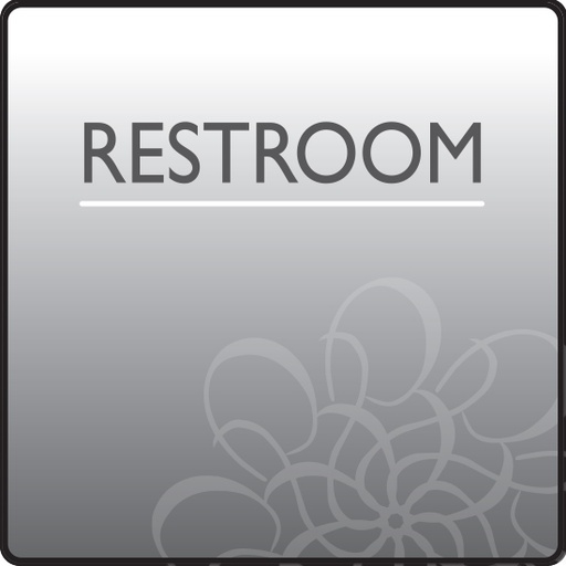 [EX1-S-LAV] Standard Restroom Sign