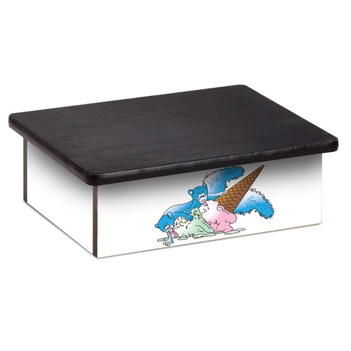 [10-ICT] Ice Cream Squirrel Laminate Step Stool