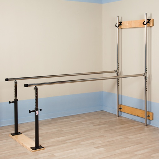 [3-3307] Wall Mounted Folding Parallel Bars