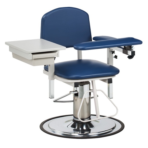 [6320] H Series, Padded, Blood Drawing Chair with Padded Flip Arm and Drawer