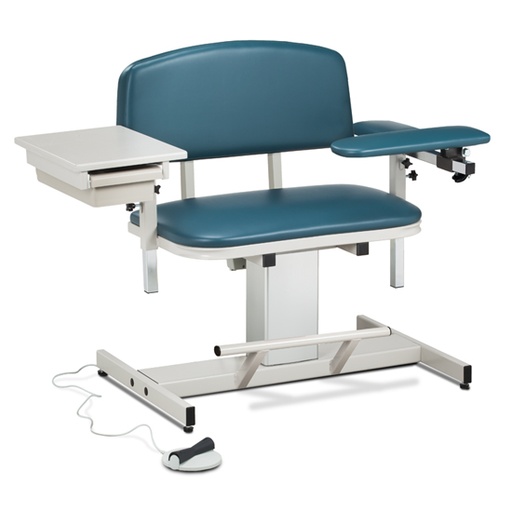[6352] Power Series, Extra-Wide, Blood Drawing Chair with Padded Flip Arm and Drawer