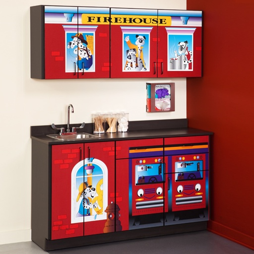 [6130-BW] Firehouse Cabinets