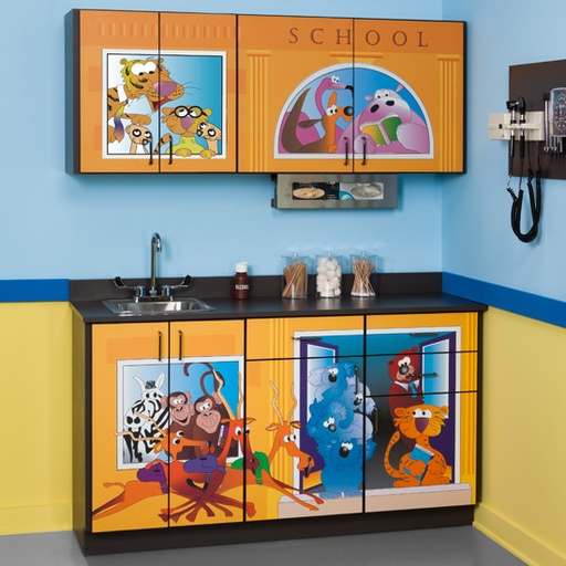 [6120-BW] Schoolhouse Cabinets