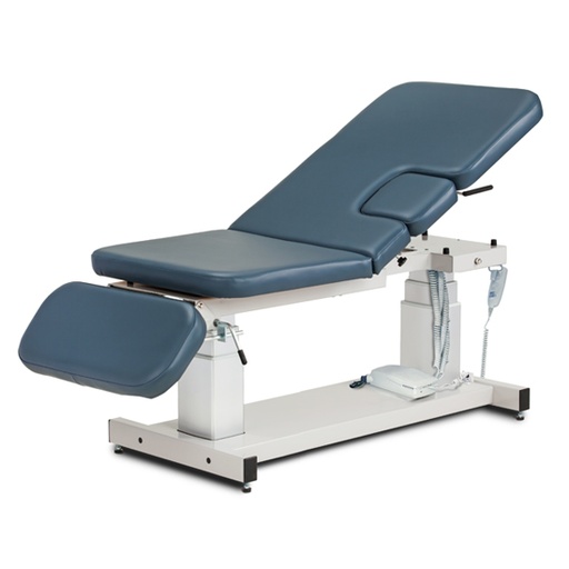 [80073] Clinton, Imaging Table, 3-Section, Motorized Hi-Lo, Drop Window, 76" x 27"