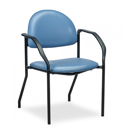 [C-50F] F-Series Black Frame Chair with Arms