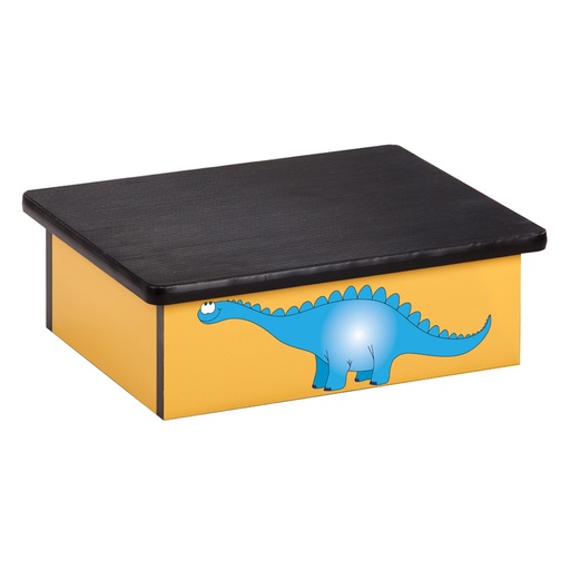[10-DD] Dino Days Yellow Laminate Step Stool
