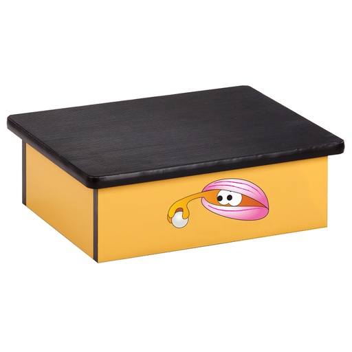 [10-OC] Ocean Clam Yellow Laminate Step Stool