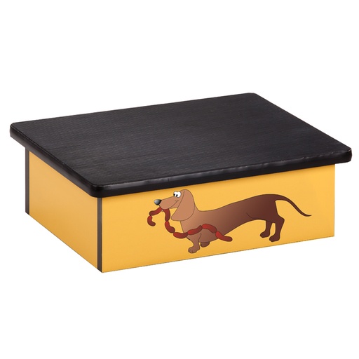 [10-AC-2] Sausage Dog Laminate Step Stool