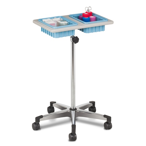 [6902] Two-Bin Mobile Phlebotomy Stand