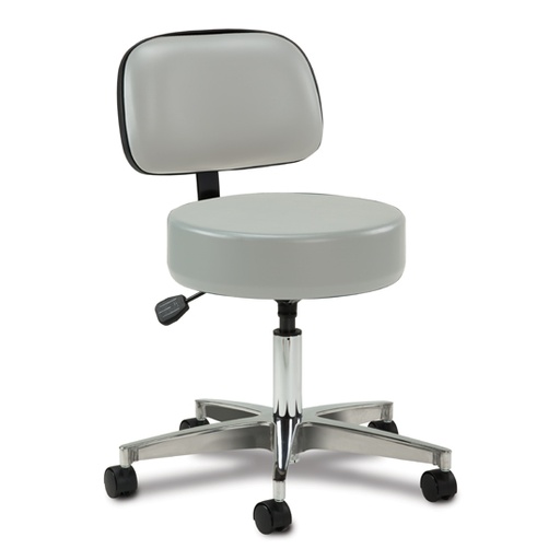 [2155-21] 5-Leg Pneumatic Stool with Backrest