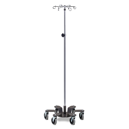[IV-606] Six-Leg, 6-Hook, Heavy Base Infusion Pump Stand