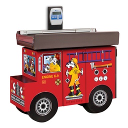 [7833] Scale Table/Engine K-9 with Dalmatian Firefighters