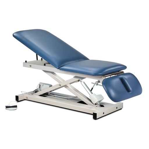 [80330] Open Base Power Table with Adjust. Backrest and Drop Section