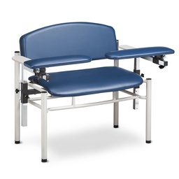 [6006-U] SC Series, Extra-Wide, Padded, Blood Drawing Chair with Padded Flip Arms