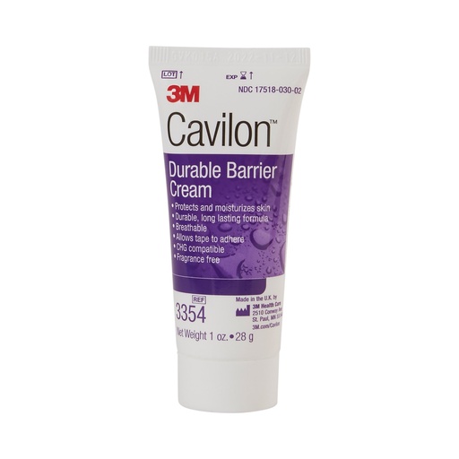 [3354] 3M Cavilon Barrier Cream, 1 oz Tube 48ct, 1/cs 