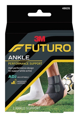 [48635ENR] 3M Futuro Performance Ankle Support, Adjustable 2ct, 6/cs