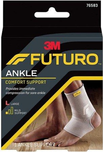 [76583ENR] 3M Futuro Comfort Ankle Support, Large, 2ct, 8/cs 76583ENR