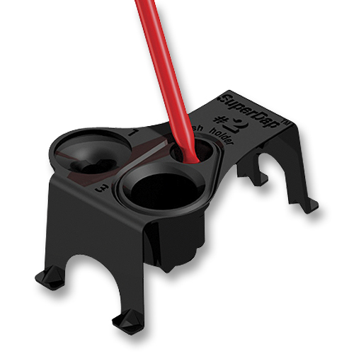 [PK-SD2] Dukal Corporation SuperDap 2 Dappen Dishes + Brush Holder, 175/pk