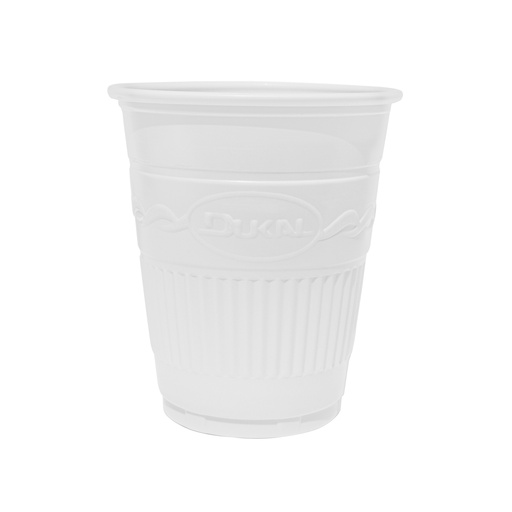 [27706-BK] Dukal Corporation Plastic Drinking Cups, 5 oz., White, 50/pk, 40 pk/cs 