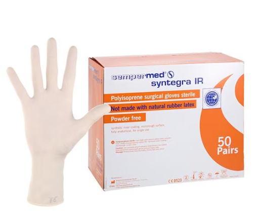 [SIR900] Sempermed USA Glove, Surgical, Synthetic, Size 9.0, 40 pr/bx, 6 bx/cs