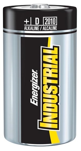 [EN95CS] Energizer Battery, Inc. Battery, D, Alkaline, Industrial, 12/pk, 6pk/cs